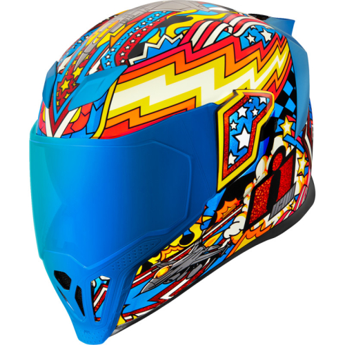 Icon - Icon Airflite Flyboy Helmet - 0101-16010 - Blue - X-Small