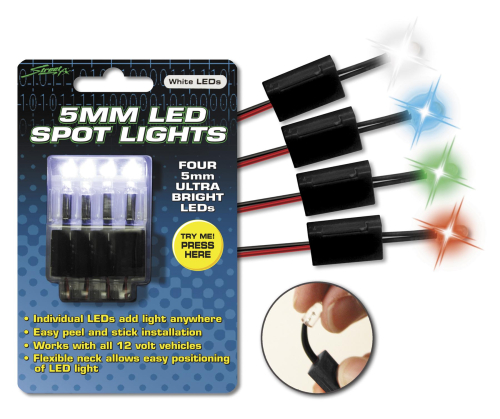 Street FX - Street FX LED Spot Lights - Red LEDs - 1044402