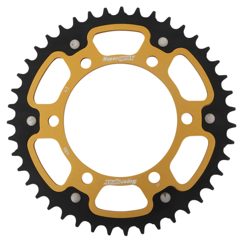 Supersprox - Supersprox Stealth Rear Sprocket - 43T - RST-486-43-GLD