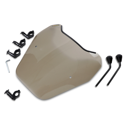 Maier Mfg - Maier Mfg Universal Sport Windshield - Smoke - 00525BZ