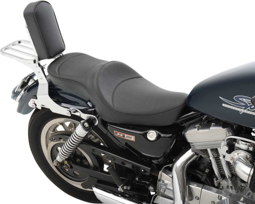 Drag Specialties - Drag Specialties Low Profile Double Bucket Seat - Smooth - 0804-0625