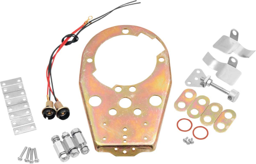 Drag Specialties - Drag Specialties Cat Eye Dash Cover Base Plate - 12-0034B