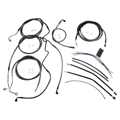 Magnum - Magnum Black Pearl Handlebar Installation Kit for 12-14in. Ape - 487341