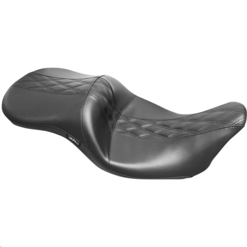 Le Pera - Le Pera Maverick Seat - Perforated Double Diamond Inlay - Black - LK-957HR2