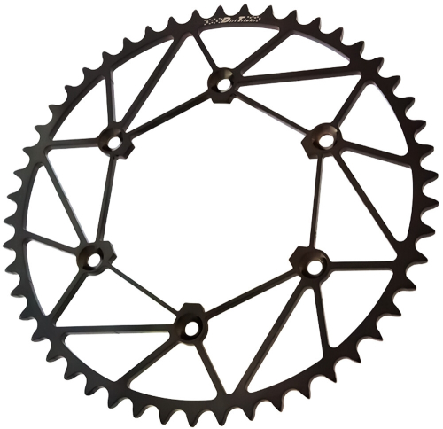 Dirt Tricks - Dirt Tricks Lightweight Steel Rear Sprocket - 51T - Black - YZ-51-D-B