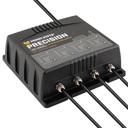 Minn Kota - Minn Kota On-Board Precision Charger MK-440 PCL 4 Bank x 10 AMP LI Optimized Charger