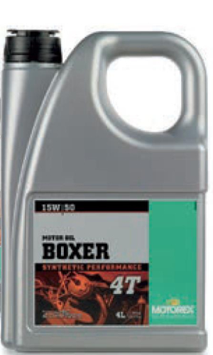 Motorex - Motorex Boxer 4T Oil - 15W50 - 4L. - 300273