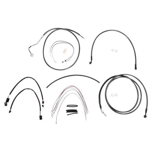 Magnum - Magnum Black Pearl Handlebar Installation Kit for 12-14in. Ape - 487351