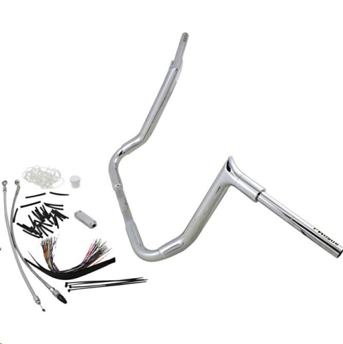 Fat Baggers, Inc. - Fat Baggers, Inc. 1-1/2in. EZ Install Pointed Top Handlebar Kit - Chrome - 809114