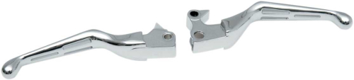 Drag Specialties - Drag Specialties Slotted Wide Blade Lever Set - Chrome - 0610-0632