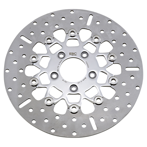 EBC - EBC 10 Button Floater Wide Band Brake Rotor - Round - Polished - FSD023