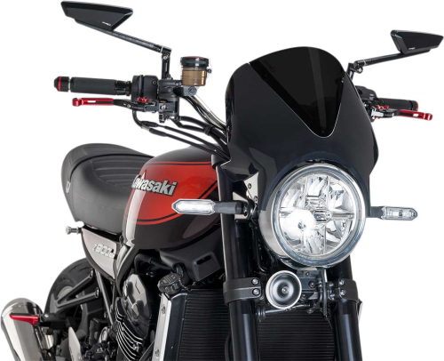 PUIG - PUIG Vision Windscreen - Black Fairing - Dark Smoke - 003NF