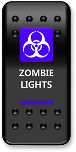 Moose Utility - Moose Utility Rocker Switch - Zombie Light - 2106-0417