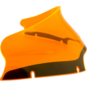 Klock Werks - Klock Werks Kolor Flare Windshield - 6in. - Orange Ice - KWW-01-0628