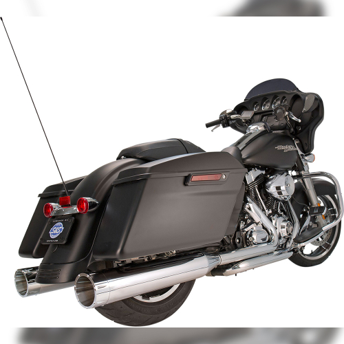 S&S Cycle - S&S Cycle MK45 4-1/2in. Performance Muffler - Chrome with Chrome Tracer End Caps - 550-0624