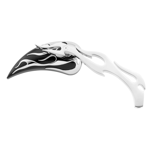 Bikers Choice - Bikers Choice Teardrop Flame Mirrors - 490548
