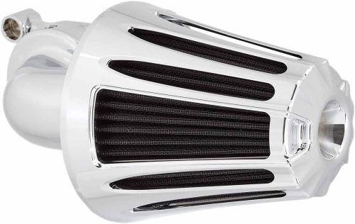 Arlen Ness - Arlen Ness Monster Sucker Air Cleaner Kit with Cover - Deep Cut - Chrome - 81-032