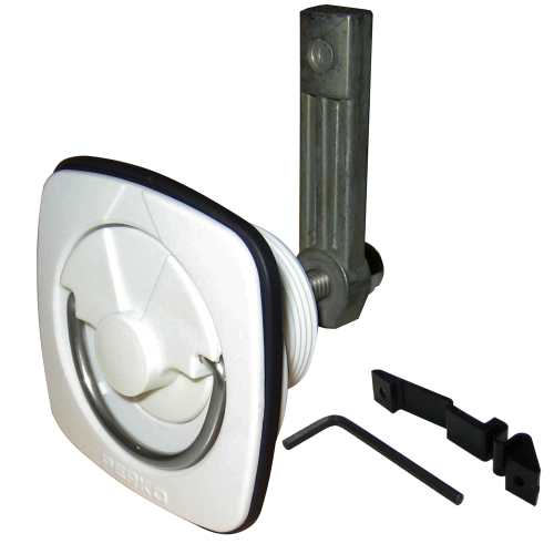 Perko - Perko Flush Latch - White