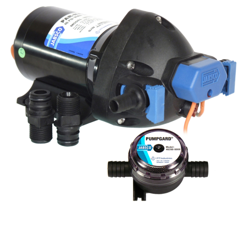 Jabsco - Jabsco Par-Max Shower Drain/General Purpose Pump - 3.5GPM-25psi-12VDC - w/Strainer