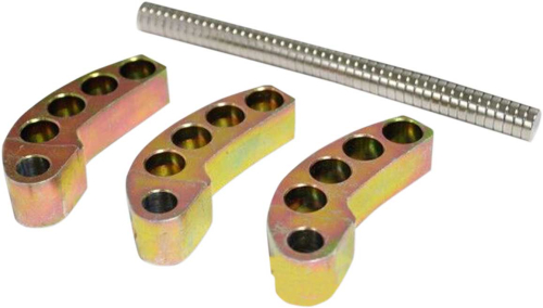 BikeMan Performance - BikeMan Performance Gold Star Magnetic Adjustable Clutch Weights - Zinc-Plated - 07-GSW-7294