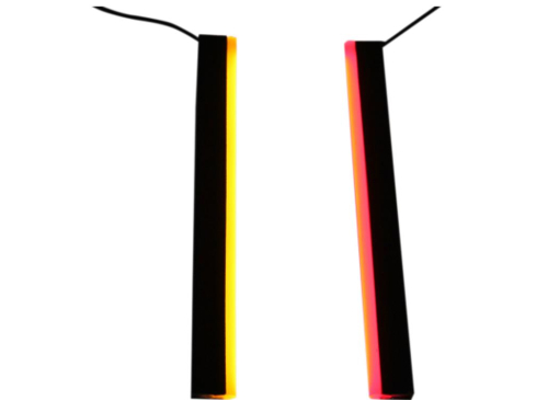 Custom Dynamics - Custom Dynamics Dual Color Plasma Rods - Red/Amber - 10in. - GENPLASMA10DC2