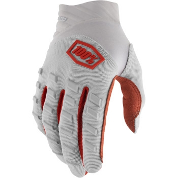 100% - 100% Airmatic Gloves - 10000-00040 - Silver - Small