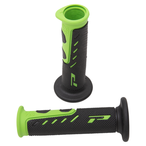 Pro Grip - Pro Grip 725 EVO Molded Gel Grips - Black/Green - 725EVO GNBK