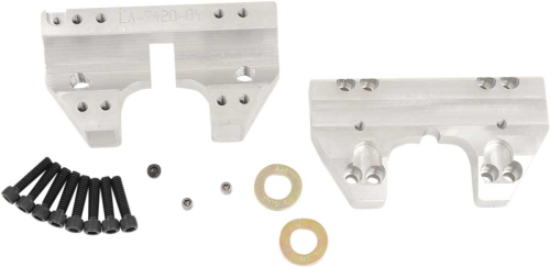 LA Choppers - LA Choppers Handlebar Clamp Set for 1 -/4in. Handlebars - LA-7420-04