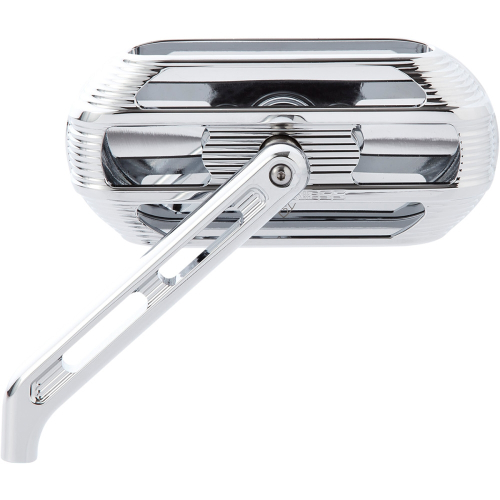 Arlen Ness - Arlen Ness Caged Series Sidekick Mirror - Left - Chrome - 510-001