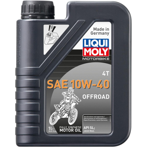 Liqui Moly - Liqui Moly 4T Synthetic Offroad Motor Oil - 10W-40 - 1L - 20082