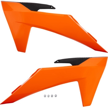 UFO Plastics - UFO Plastics Replacement Radiator Covers - Orange - KT05011-127