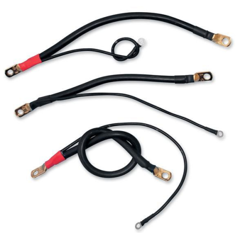 Terry Components - Terry Components Negative Battery Cable with Auxiliary Wire - 14in - 21114