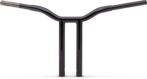 LA Choppers - LA Choppers 1-1/4in. Straight Risers for Welded Kage Fighter T-Bars - Gloss Black - LA-7337-14B
