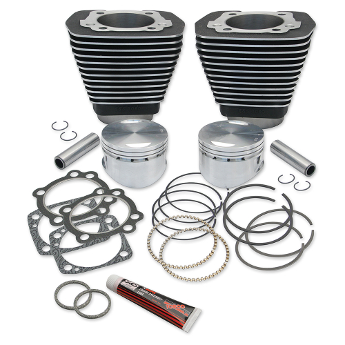 S&S Cycle - S&S Cycle 96in. Big Bore Kit - Black Powder-Coat - 91-7702