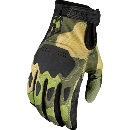 Icon - Icon Hooligan Magnacross Gloves - 3301-4828 - Tan Camo - Medium