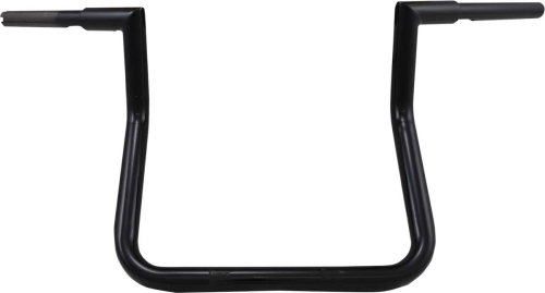 LA Choppers - LA Choppers 1-1/4in. Twin Peak Handlebar - 12in. - Black - LA-7368-12B