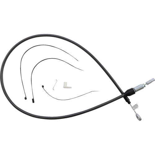 Magnum - Magnum Alternate Length Black Pearl Quick Connect Braided Upper Clutch Cable - 45in. - 423416HE