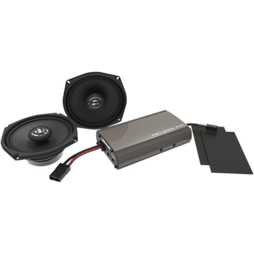 Hogtunes - Hogtunes 225 Watt Amp/Front Speaker Kit - 5 1/4in. - 225 SG KIT-AA