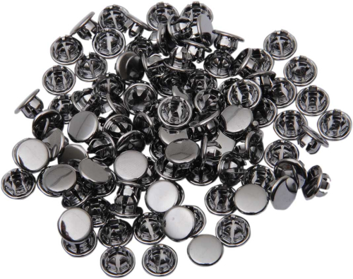 Drag Specialties - Drag Specialties Chrome Steel End Plugs for Allen-Head Bolt (100pk) - 1/4in. - MPB411