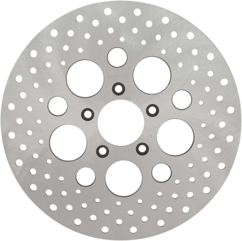 Drag Specialties - Drag Specialties Stainless Steel Drilled Brake Rotor - 06-0185AS