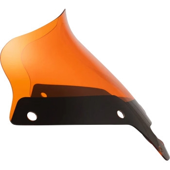 Klock Werks - Klock Werks Kolor Flare Windshield - 6in. - Orange - KWW-02-0623