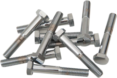 Drag Specialties - Drag Specialties Coarse-Thread Hex-Head Bolts - 5/16in.-18 x 2 1/4in. - MPB130