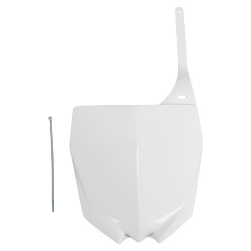 UFO Plastics - UFO Plastics Front Number Plate - White - YA04813-046