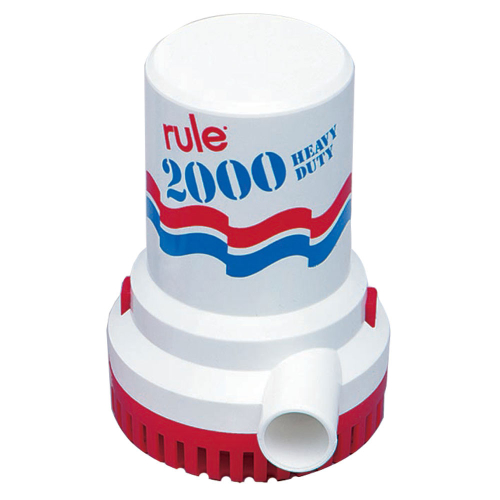 Rule - Rule 2000 GPH Non-Automatic Bilge Pump w/6' Leads