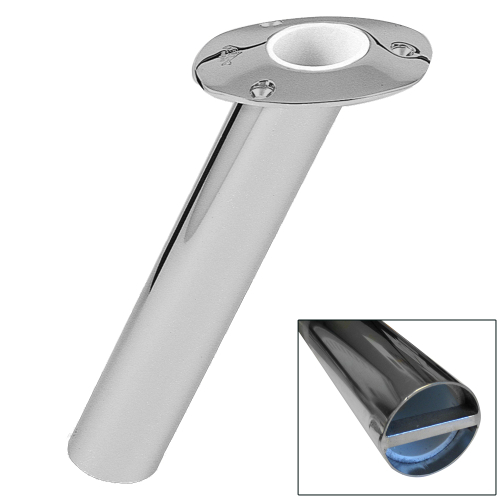 Lee's Tackle - Lee's 30&deg; Stainless Steel Bar Pin Rod Holder - 2.25" O.D.