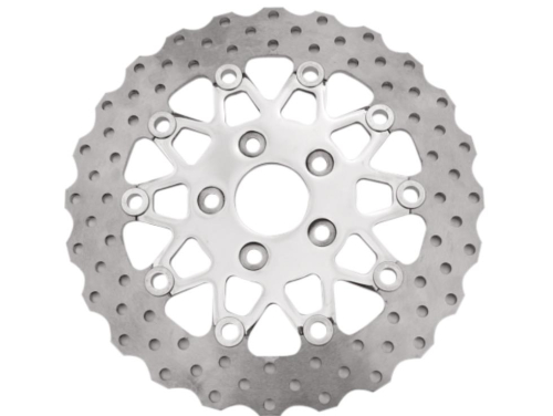 EBC - EBC 10 Button Floater Contour Wide Band Brake Rotor - Black - RSD018CBLK