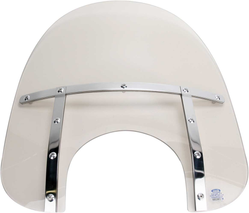 Memphis Shades - Memphis Shades Memphis Fats Windshield (9in. Cutout) - 17in. - Solar - MEM3629