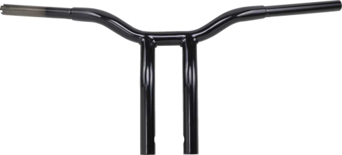 LA Choppers - LA Choppers 1-1/4in. Pullback Risers for Welded Kage Fighter T-Bars - Gloss Black - LA-7338-12B