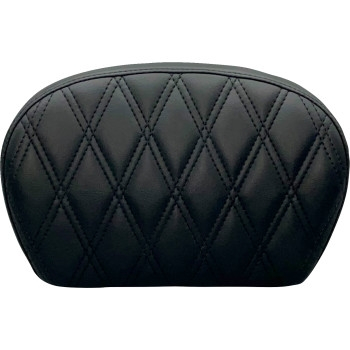 Le Pera - Le Pera Sissy Bar Pad - Double Diamond - Dull - L-SBP01DD-DULL