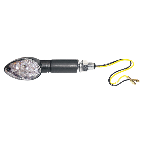 K&S Technologies - K&S Technologies LED Ultra Mini Stalk Marker Lights - Oval with Long Stem Black Body - 25-8930